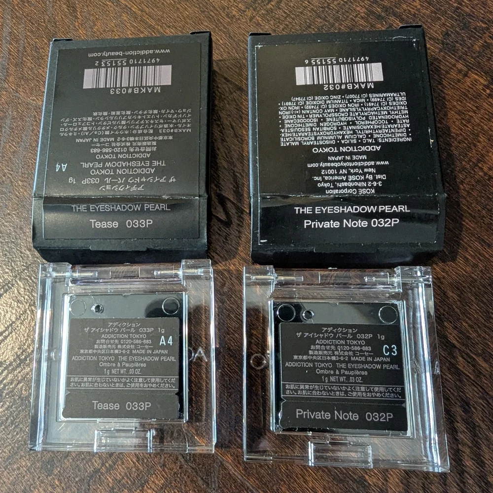 Addiction Tokyo Eyeshadow Lot